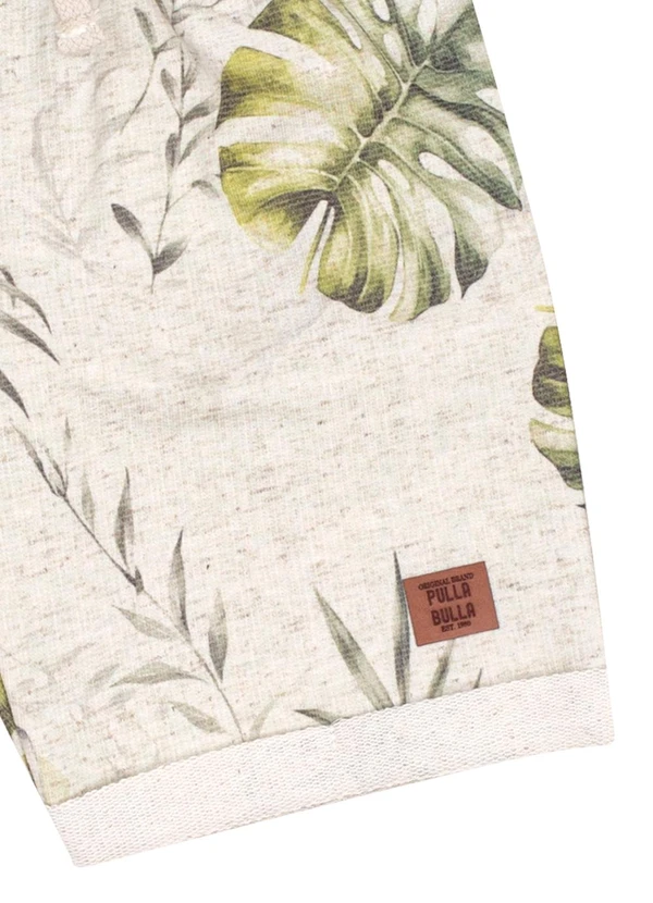 Pulla Bulla - Bermuda Moletom Linho Verde 2