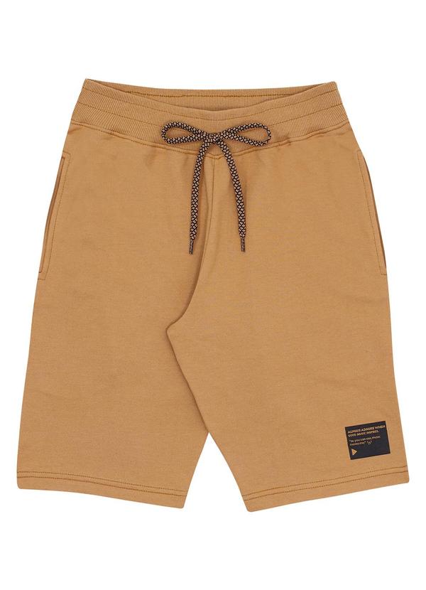 Pulla Bulla - Bermuda Moletom Marrom