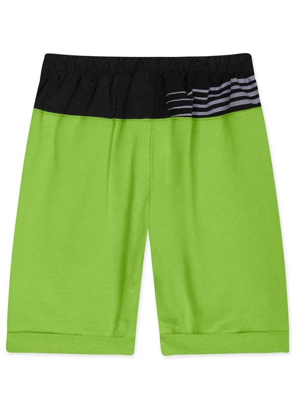 Tigor T Tigre - Bermuda Moletom Menino Infantil Verde 2