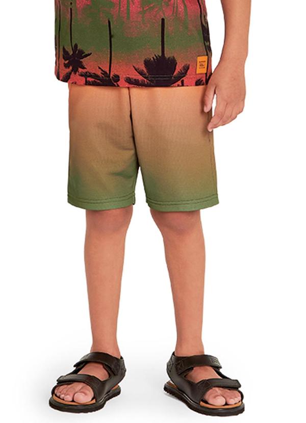 Marisol - Bermuda Moletom Menino Laranja