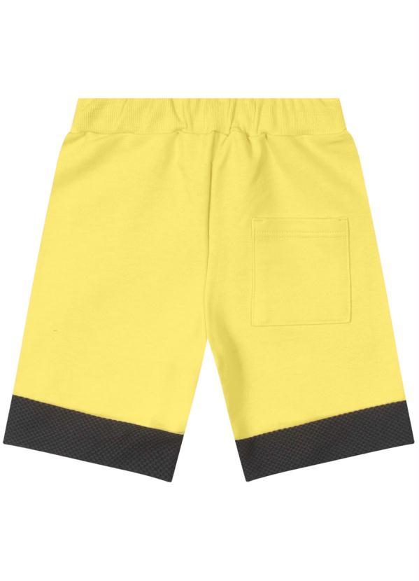 Tigor T Tigre - Bermuda Moletom Menino Amarelo 2