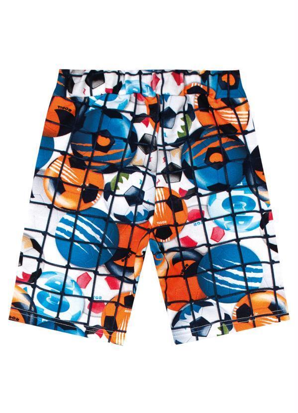 Tigor T Tigre - Bermuda Moletom Menino Azul 6