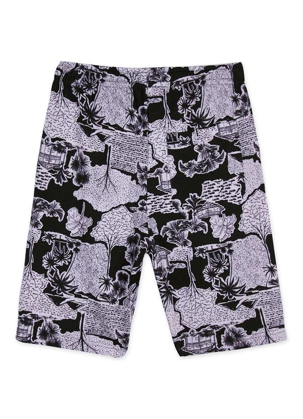 Hapier - Bermuda Moletom Menino Preto 4