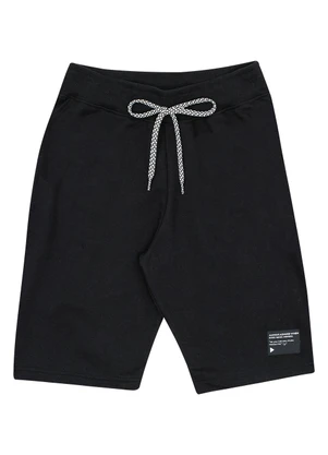 Pulla Bulla - Bermuda Moletom Preto - PULLA BULLA