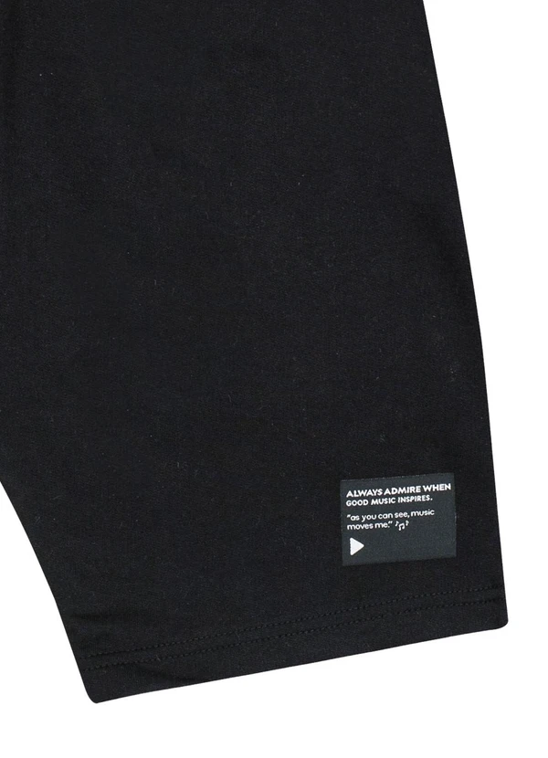 Pulla Bulla - Bermuda Moletom Preto 2