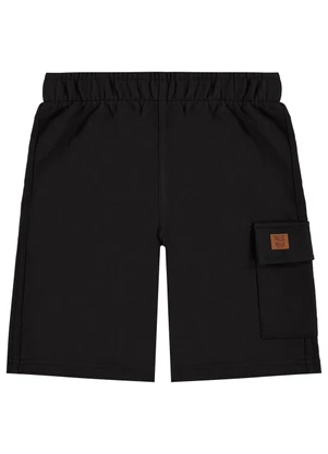 Pulla Bulla - Bermuda Moletom Preto - PULLA BULLA