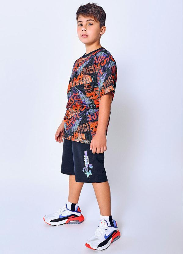 Youccie - Bermuda Moletom Space Jam Azul 2