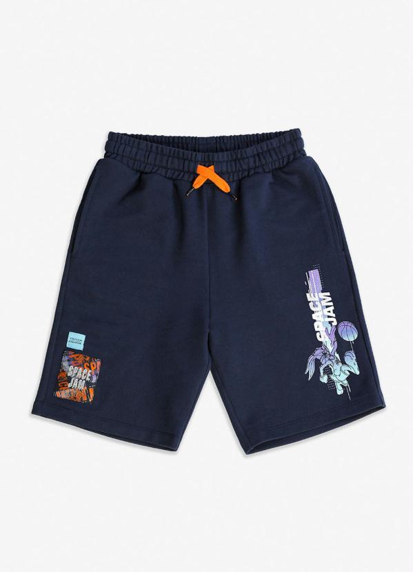 Youccie - Bermuda Moletom Space Jam Azul 3