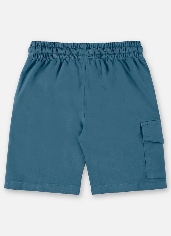 Up Baby - Bermuda para Menino em Sarja Azul 2