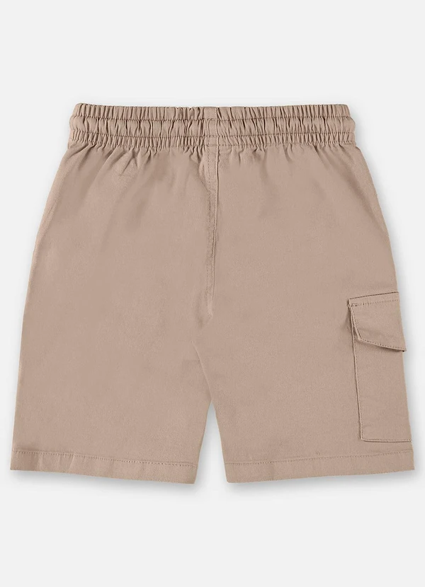 Up Baby - Bermuda para Menino em Sarja Bege 2