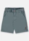 Up Baby - Bermuda para Menino em Sarja Moletom Cinza - variação: Azul