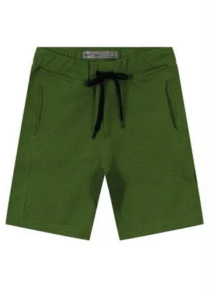 Tigor T Tigre - Bermuda Piquê Menino Verde - TIGOR T TIGRE