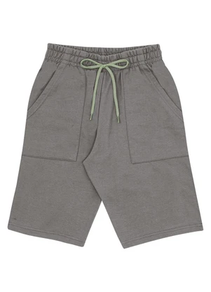 Pulla Bulla - Bermuda Piqueton Cinza - PULLA BULLA