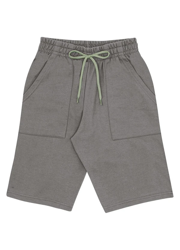 Pulla Bulla - Bermuda Piqueton Cinza