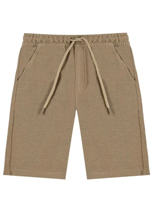 Pulla Bulla - Bermuda Piqueton Fit Verde - PULLA BULLA