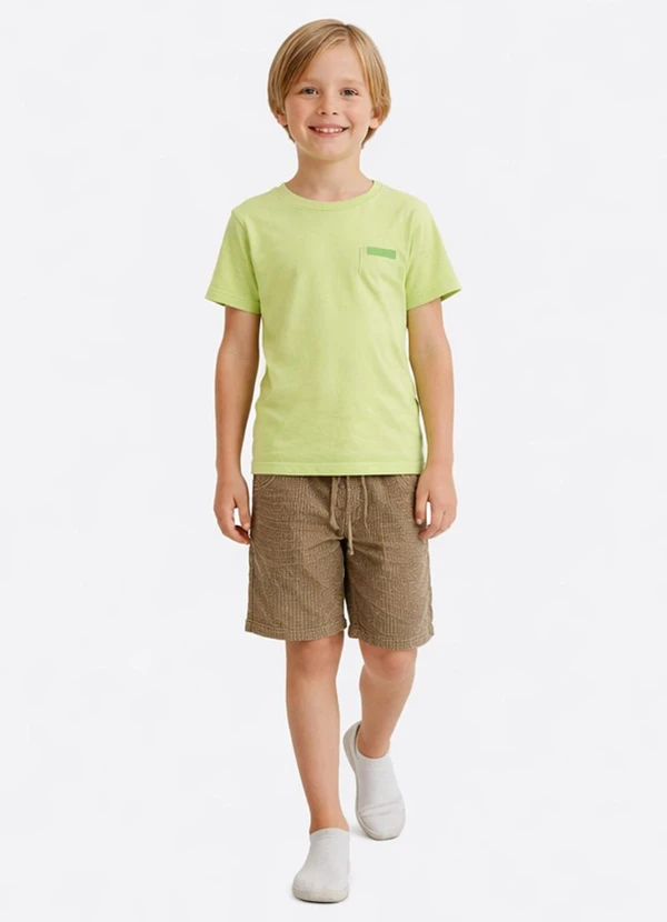Pulla Bulla - Bermuda Piqueton Fit Verde