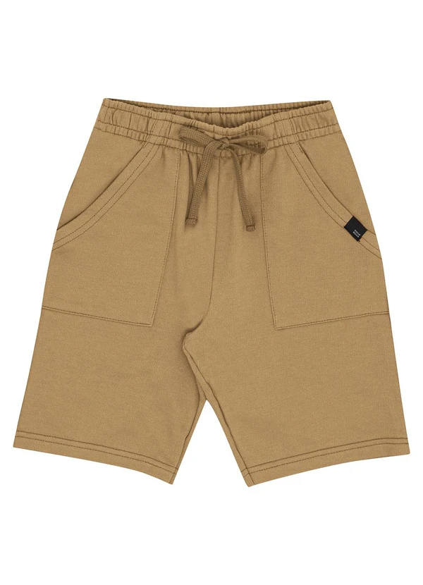 Pulla Bulla - Bermuda Piqueton Marrom