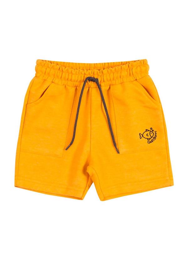 Soft Bonni - Bermuda Primeiros Passos Moletinho Amarelo 4