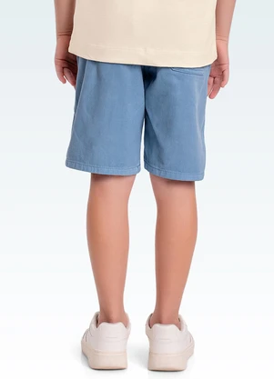 Fakini Kids - Bermuda Sarja Azul - FAKINI KIDS