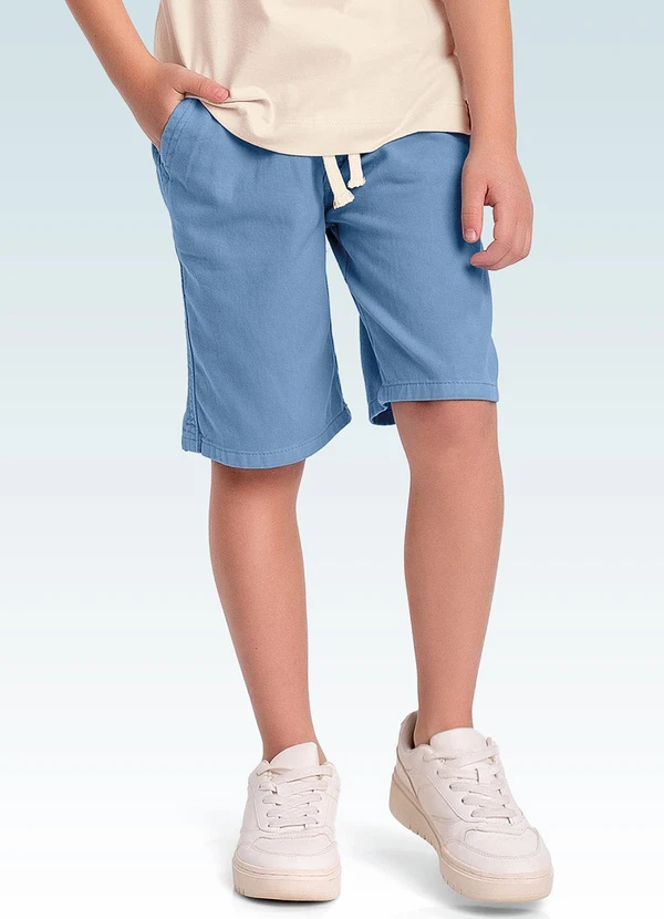 Fakini Kids - Bermuda Sarja Azul