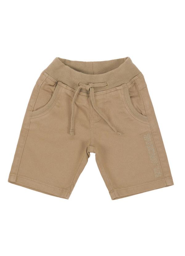 Sun Place - Bermuda Sarja Bebê Menino Jogger Bege