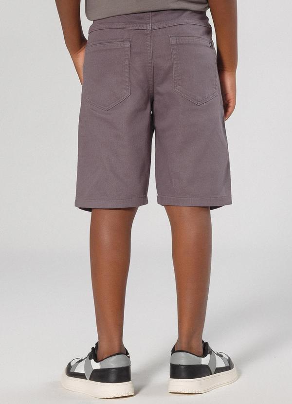 Sun Place - Bermuda Sarja Infantil Menino Jogger Cinza 2