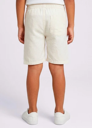 Torra - Bermuda Sarja Infantil Off White - TORRA