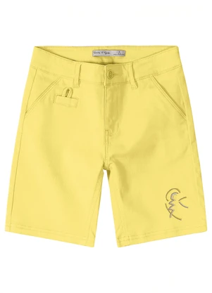 Tigor T Tigre - Bermuda Sarja Menino Tigor T. Tigre Amarelo - TIGOR T TIGRE