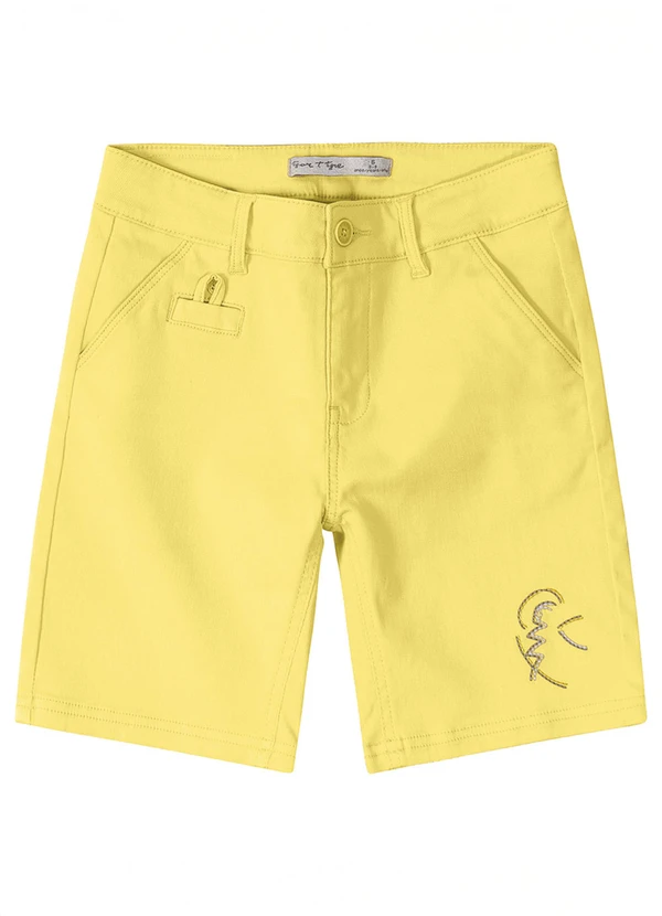 Tigor T Tigre - Bermuda Sarja Menino Tigor T. Tigre Amarelo