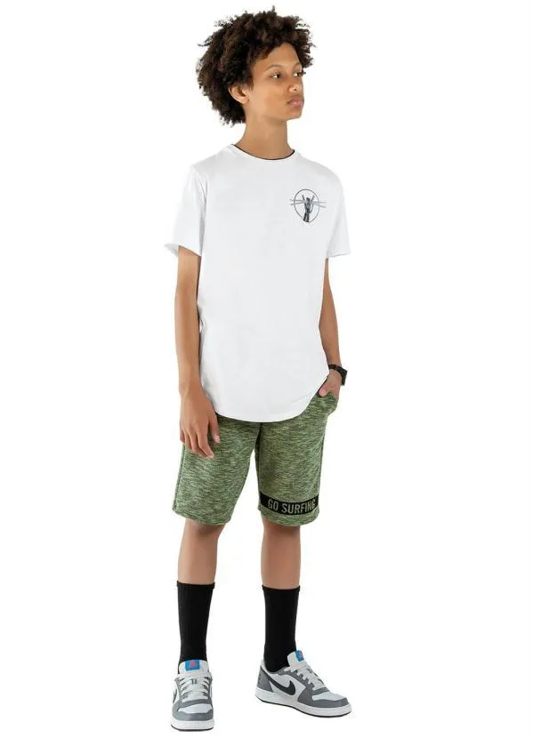 Lemon - Bermuda Teen MeninoVerde 3