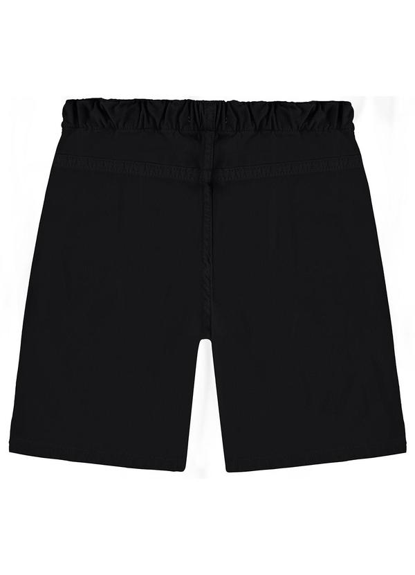 Malwee Kids - Bermuda Tradicional em Sarja Preto 3