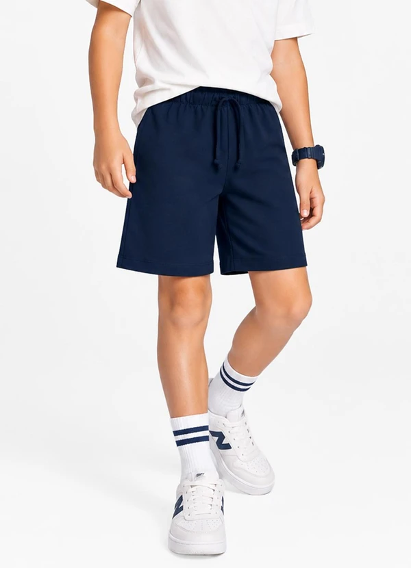 Select - Bermuda Verão Infantil Masculina Azul