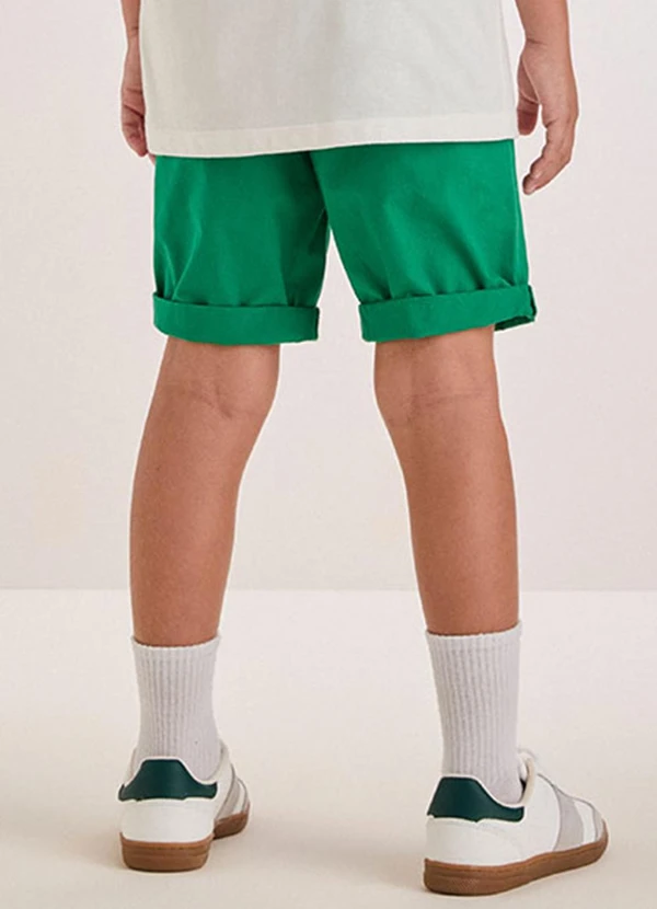 Youccie - Bermuda Verde de Sarja Verde 2