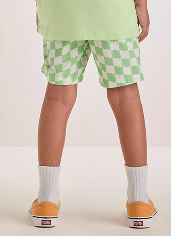 Youccie - Bermuda Verde Quadriculada Verde 2