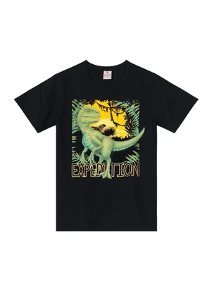 Brandili - Camiseta Infantil Menino em Malha Preto - BRANDILI
