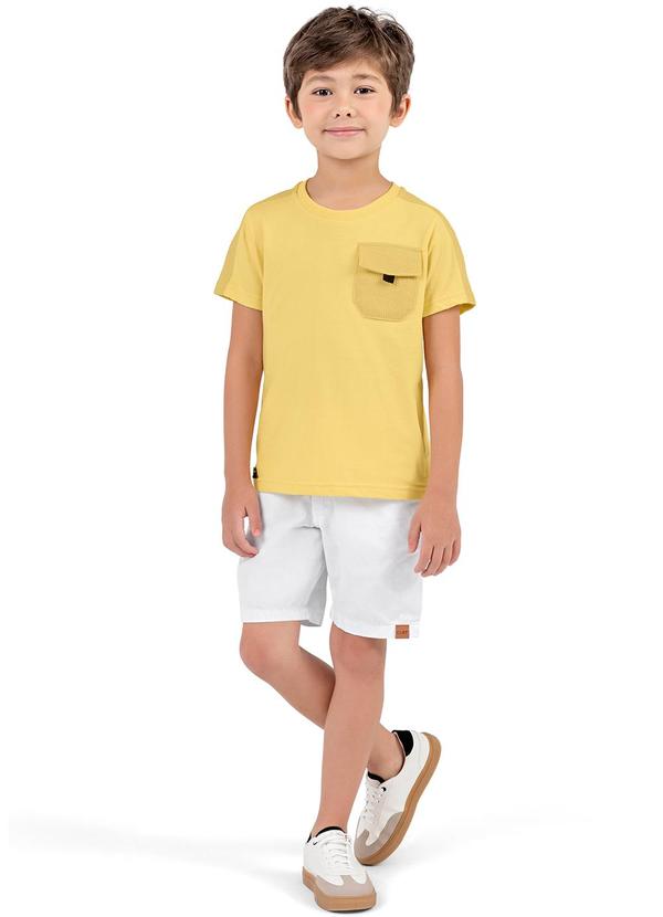 Colorittá - Short Infantil  com Bolsos Colorittá Branco 2