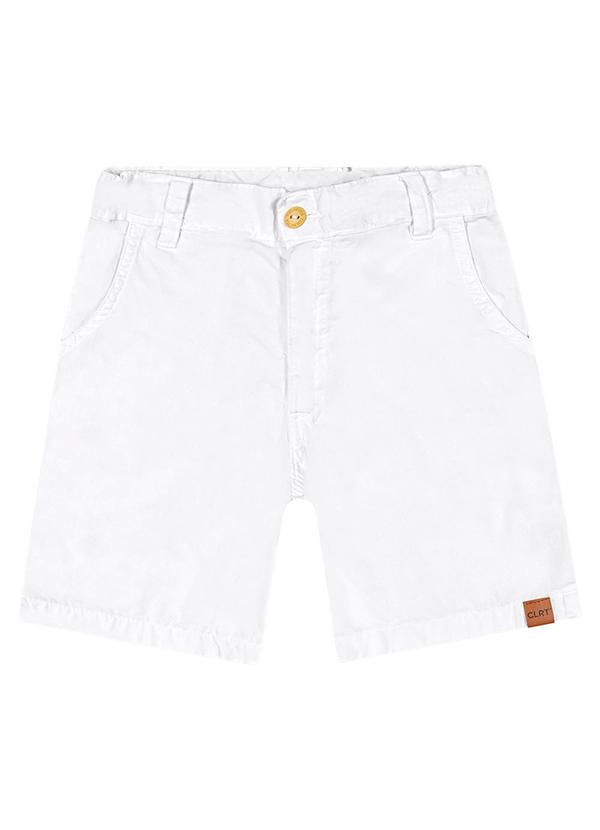 Colorittá - Short Infantil  com Bolsos Colorittá Branco 3