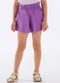 Up Baby - Shorts Infantil Linho com Elastano Roxo - variação: Roxo