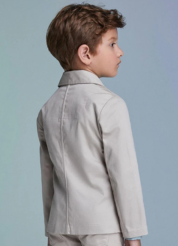 Youccie - Blazer Bege de Alfaiataria Cru 2