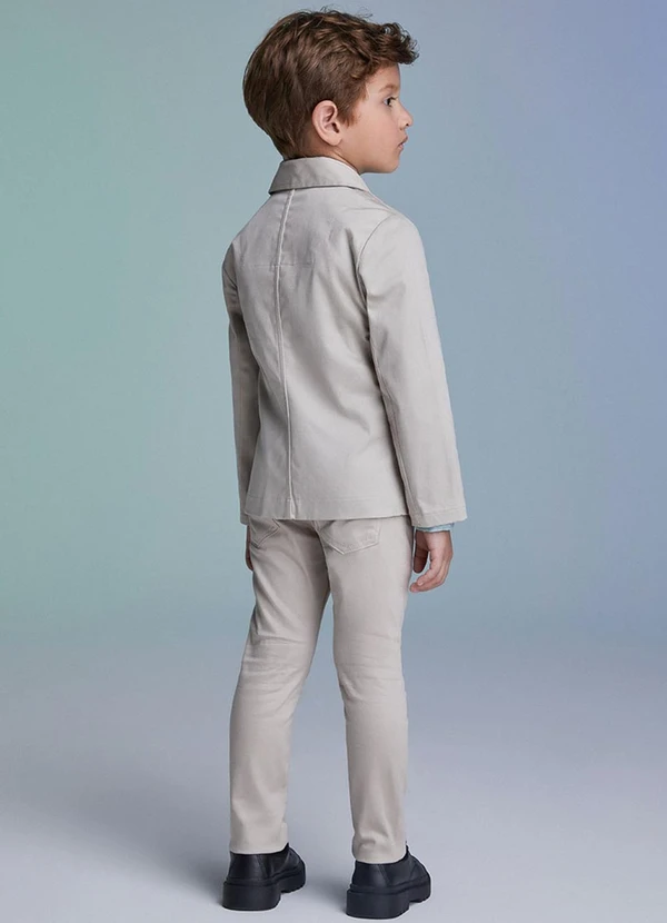 Youccie - Blazer Bege de Alfaiataria Cru 4