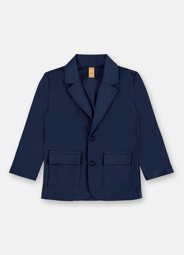Up Baby - Blazer Malha Alfaiataria Azul 3