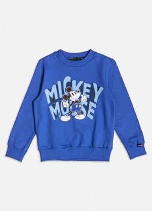 Youccie - Casaco Azul do Mickey Mouse de Moletom Azul - YOUCCIE