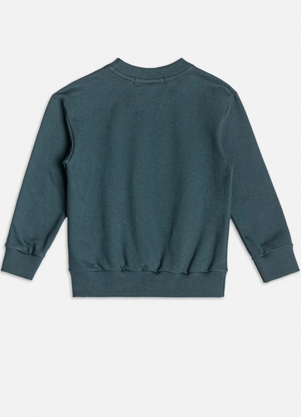 Youccie - Casaco com Estampa do Dino Rex de Moletom Verde 2