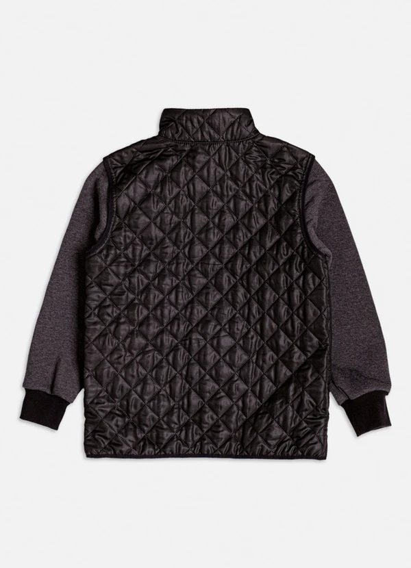 Youccie - Jaqueta de Matelassê Preta Preto 2