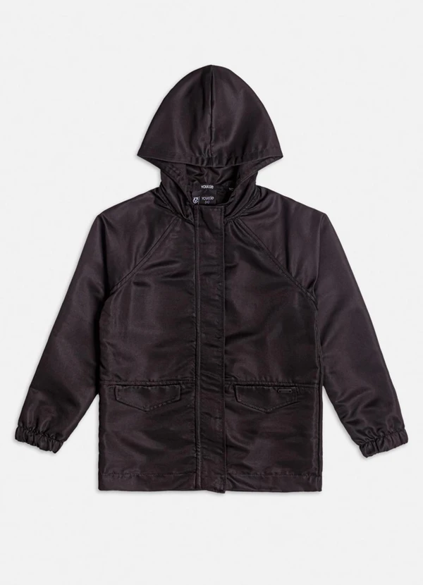 Youccie - Parka em Tactel Sport Preto Preto