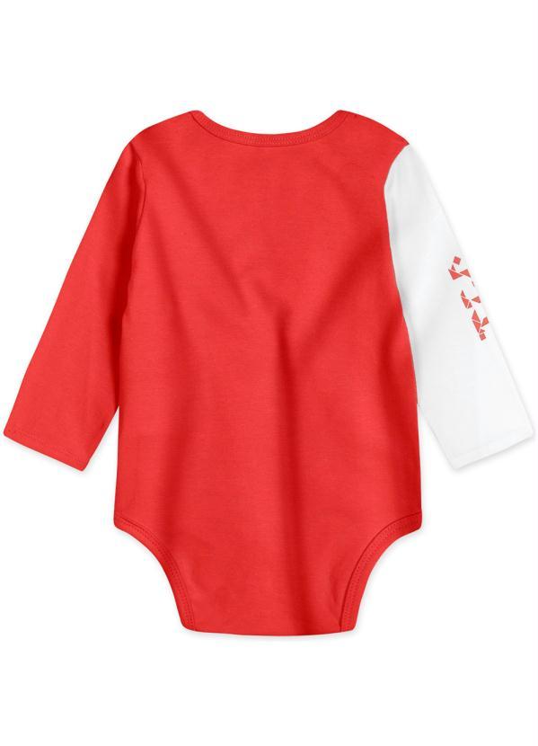 Tigor T Tigre - Body Antiviral Menino Bebê Vermelho 2