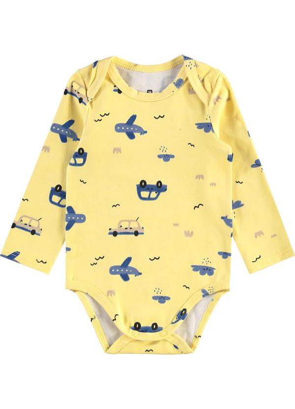 Malwee Kids - Body Aviãozinho Menino Amarelo 2