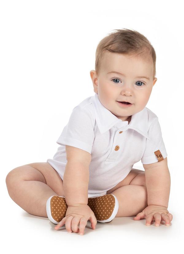 Lik Boys - Body Avulso em Malha Piquet Branco