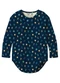 Malwee Kids - Body Básico Letrinhas Off White - variação: Azul Marinho