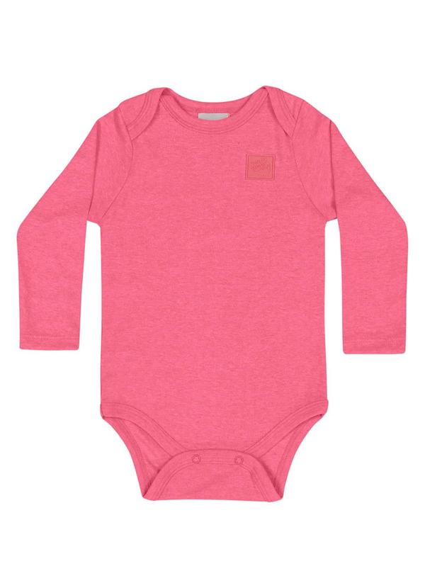 Quimby - Body Básico Unissex para Bebê Rosa
